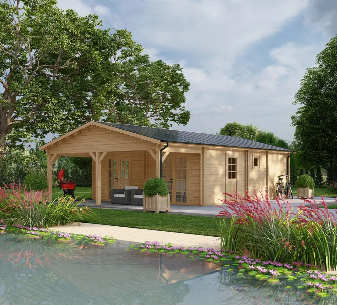 Eingeschossiges Holzhaus Inula