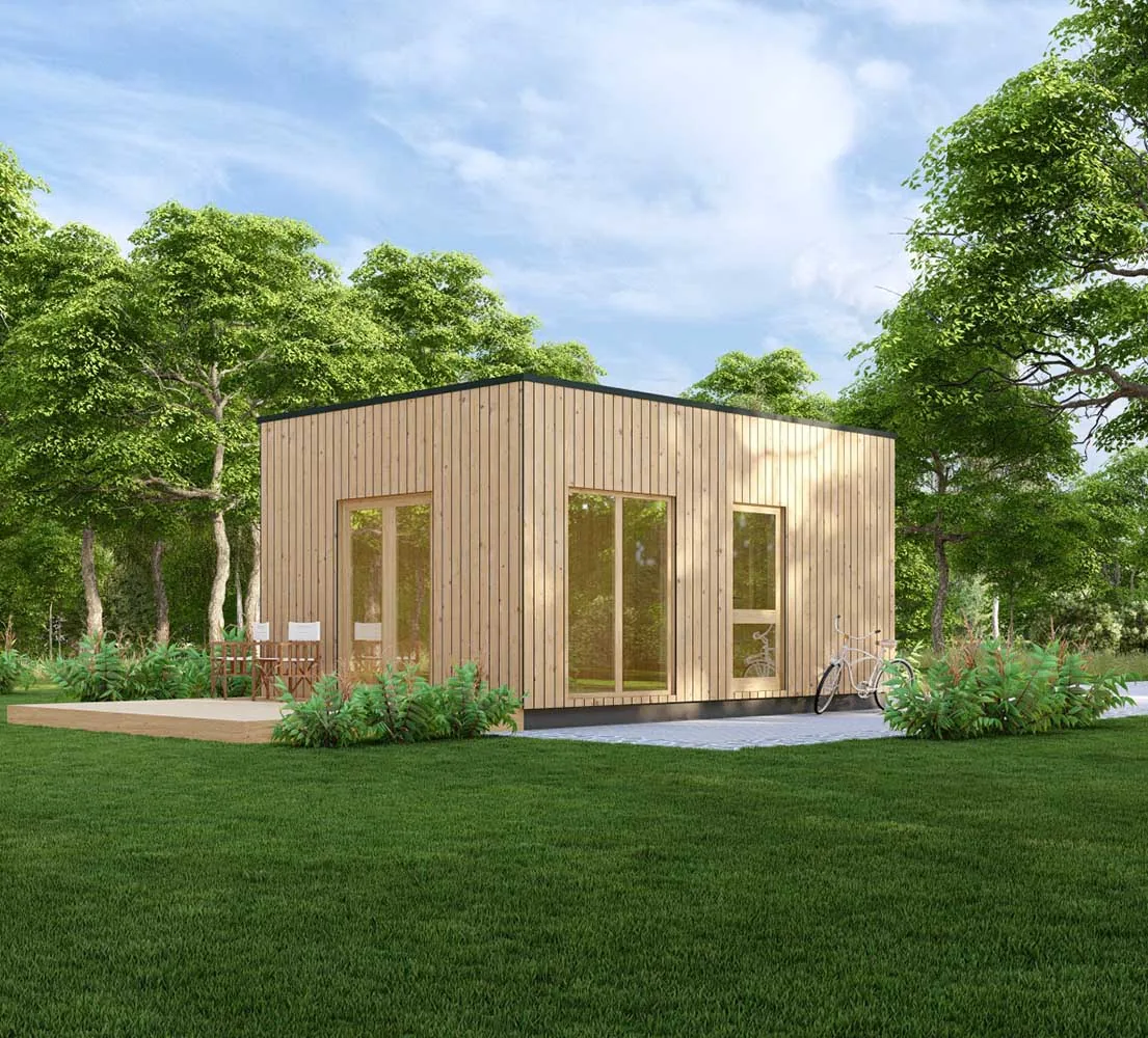 Gartenhaus aus Holz Olea, 6x4 m, BF 26 m2