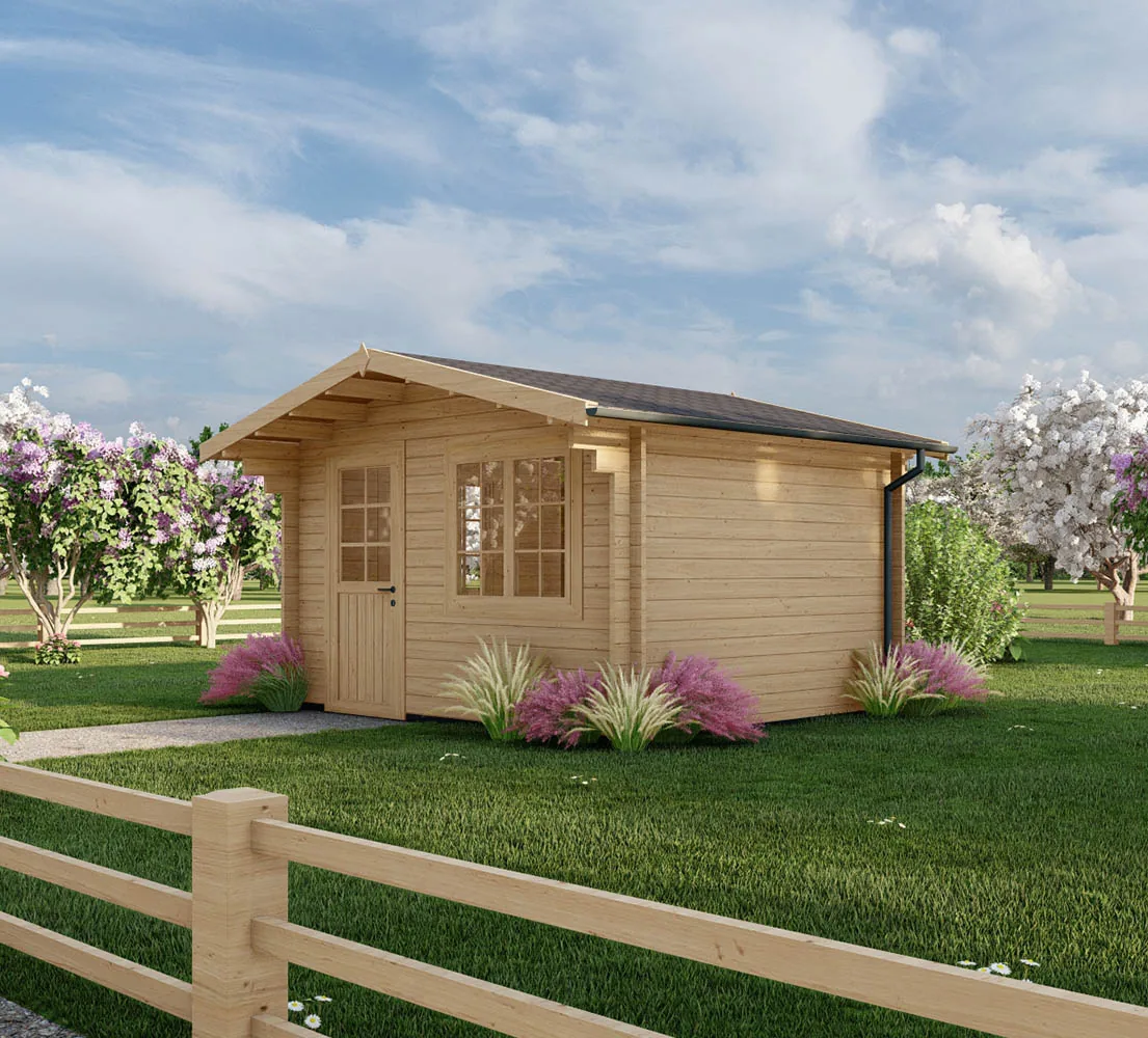 Gartenhaus aus Holz Cucumis, 4x3 m, BF 11 m2 