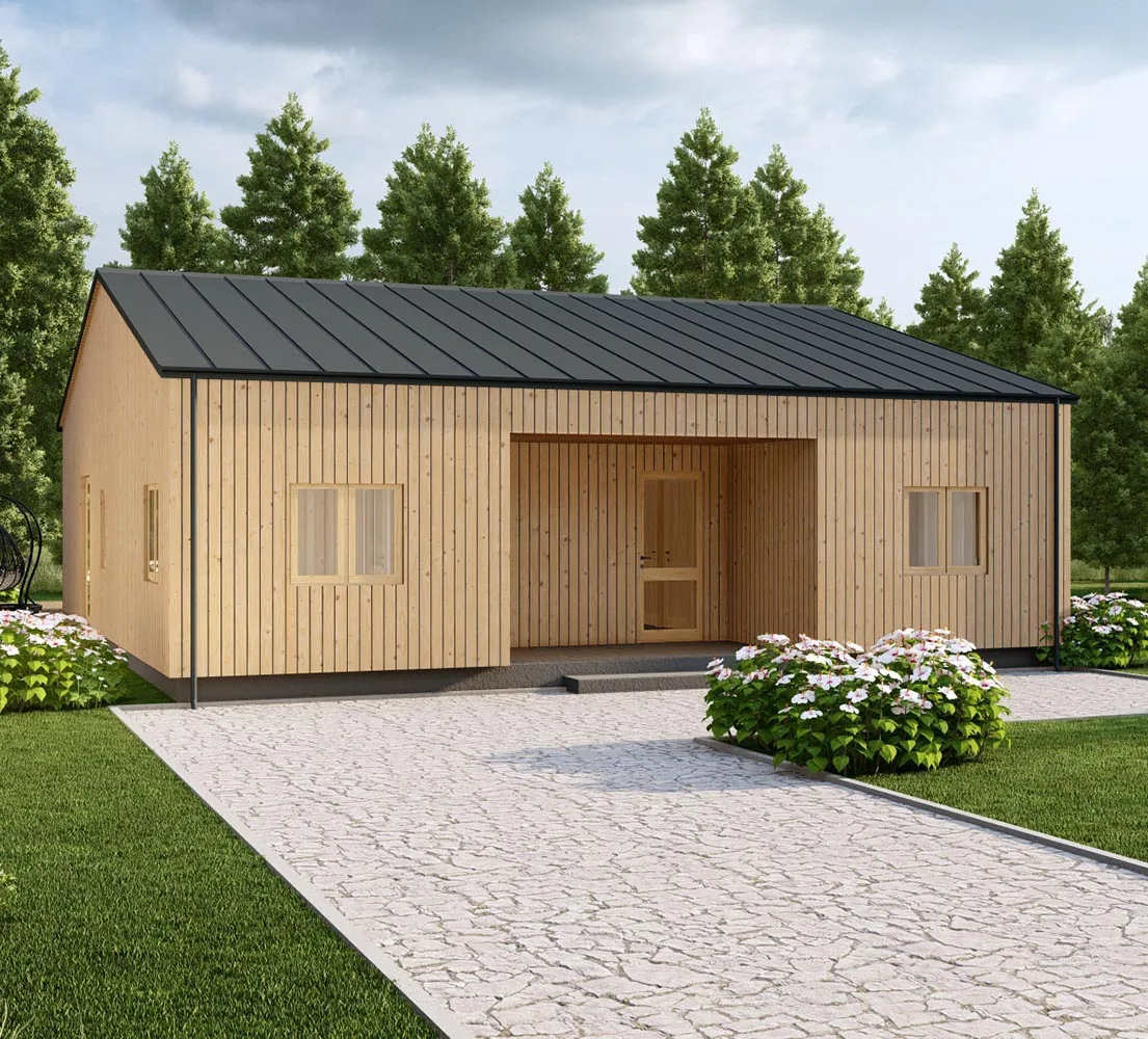 Modernes Holzhaus Lantana