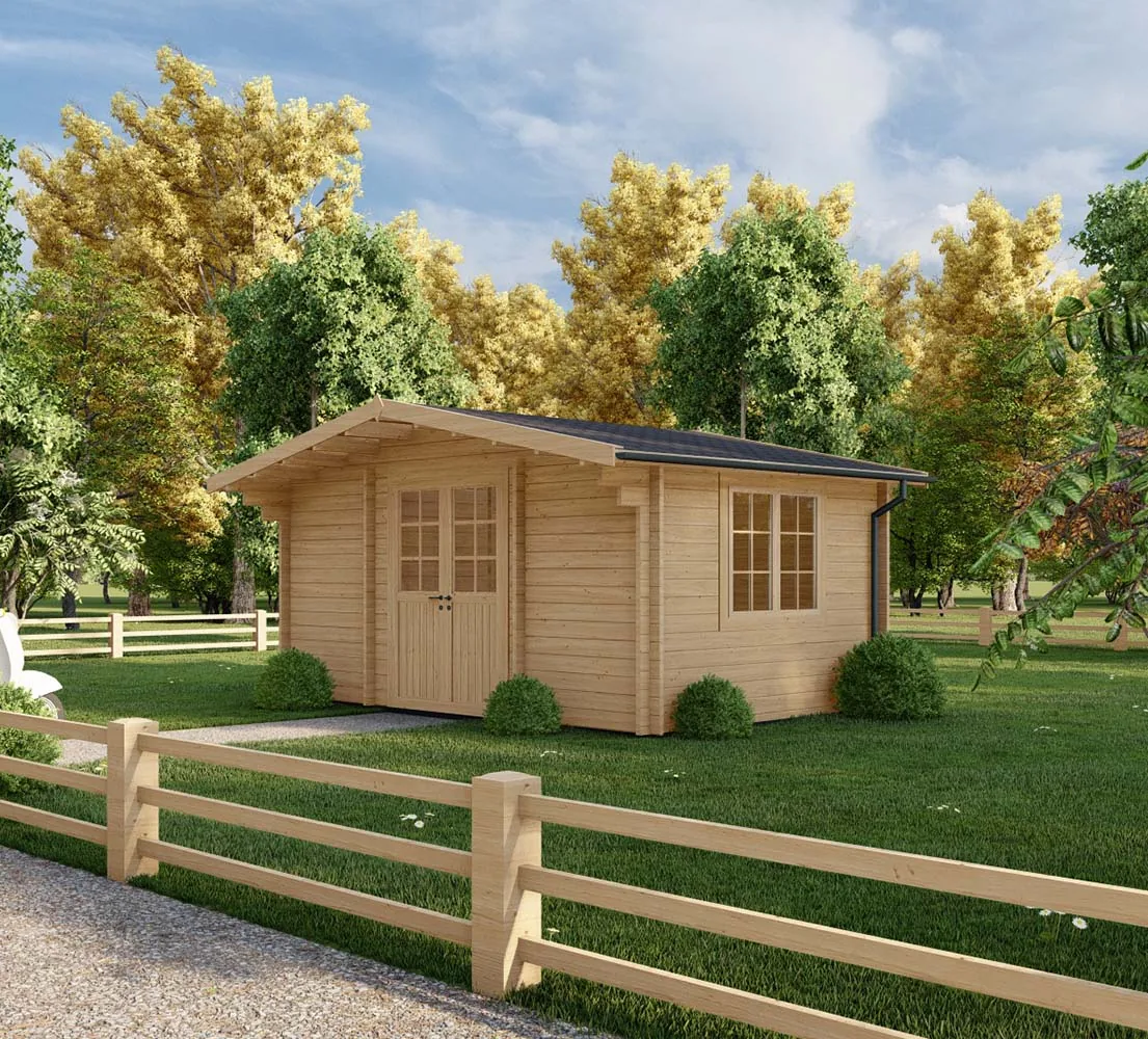 Gartenhaus aus Holz Solanum, 5x3 m, BF 14 m2 