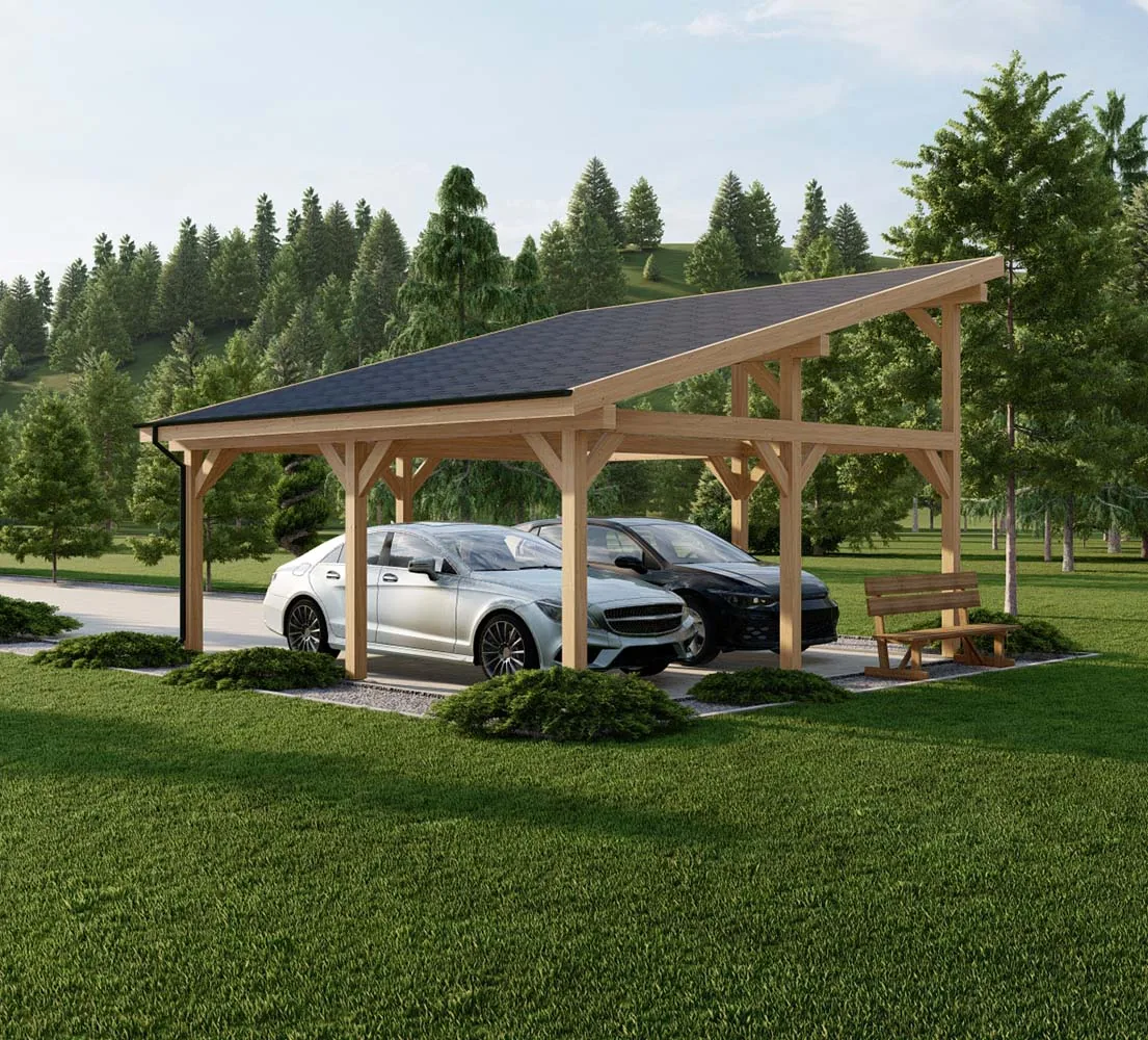  Doppelcarport Ruta, 6x6 m