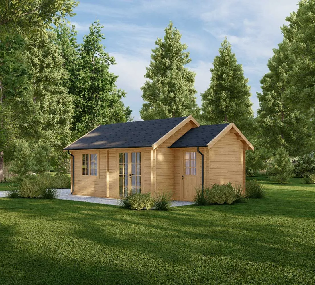 Gartenhaus aus Holz Thymus, 7x4 m, BF 24 m2 