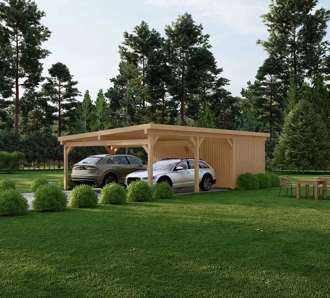 Doppelcarport Arum 6x9m