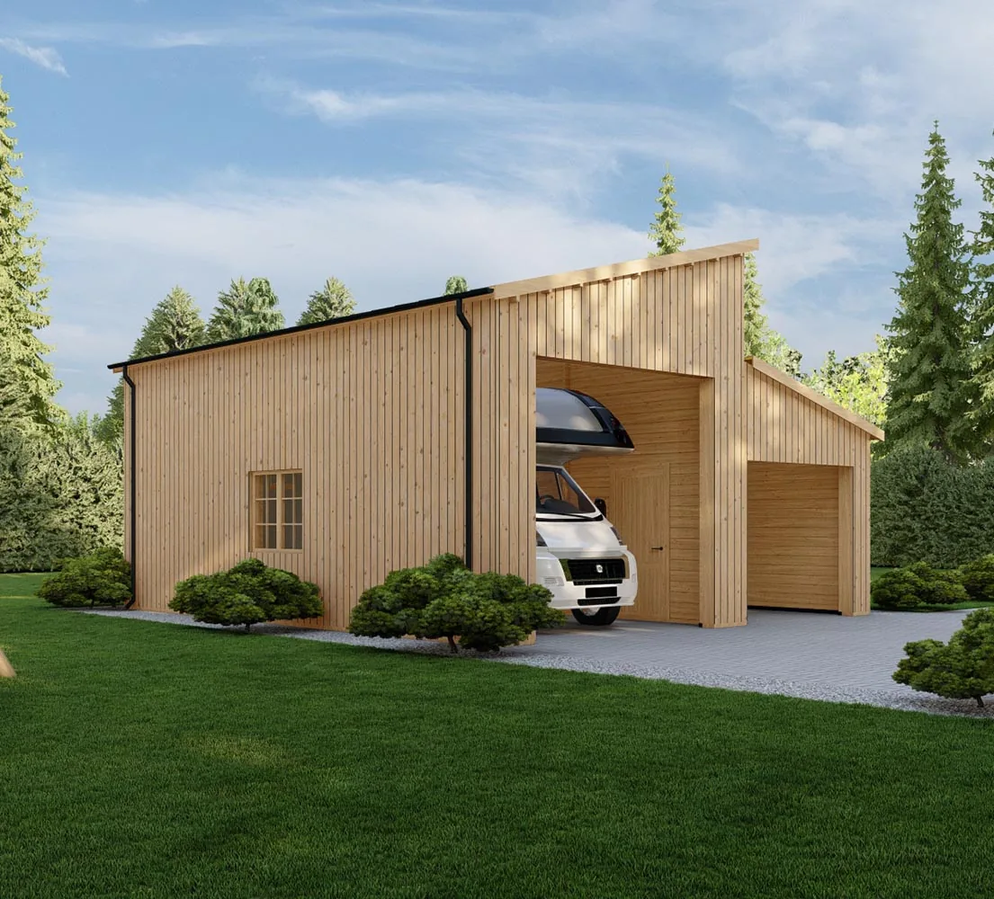 Wohnmobil garage Malva, BF 58 m2 ohne Tore