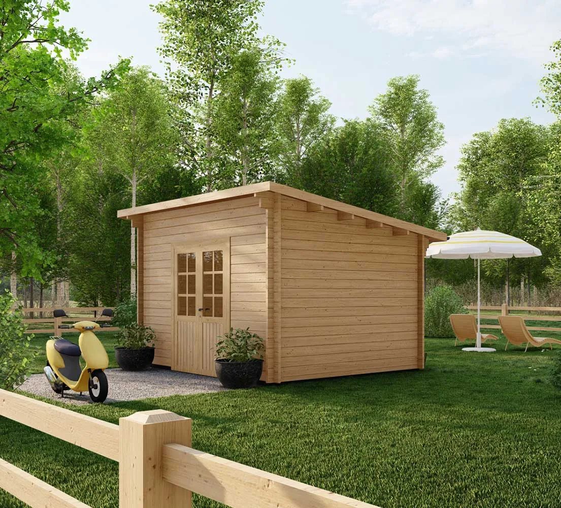 Gartenhaus aus Holz Apium, 4x3 m, BF 11 m2 